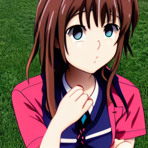 Image similar to professional portrait photograph, realistic photo of haruhi suzumiya from the melancholy of haruhi suzumiya.