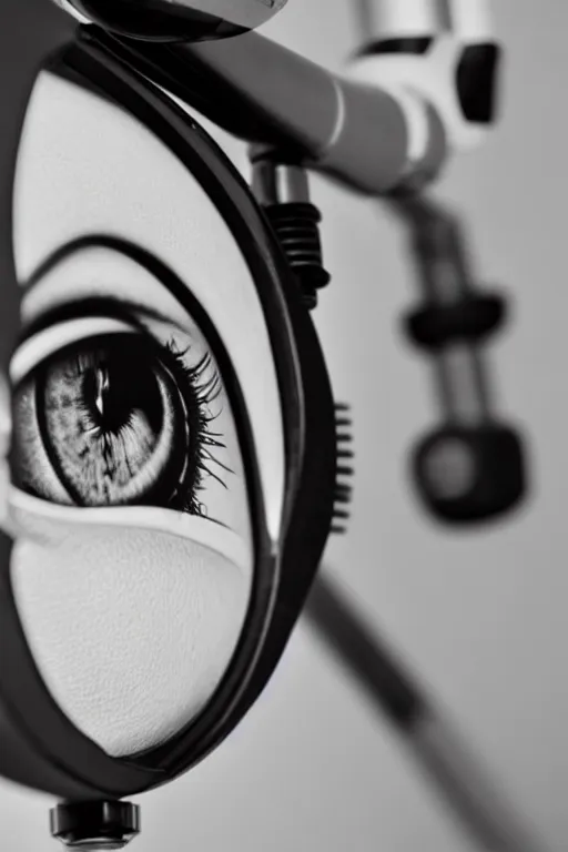 Prompt: picture of an eye exam chart