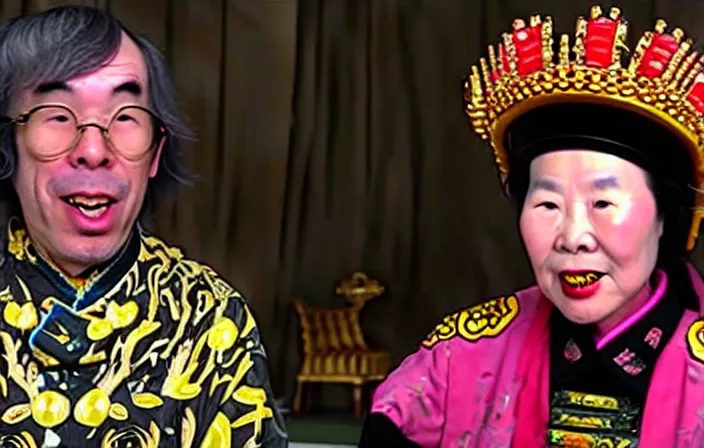 Image similar to Nardwuar interviews the Empress Dowager Cixi in the throne room, video, HD