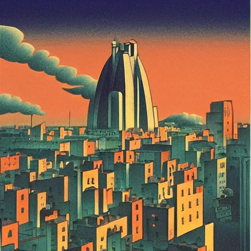 Image similar to Take Me to the City by Hasui Kawase and Lyonel Feininger, high quality, 8k, trending on Artstation, beautiful, surreal