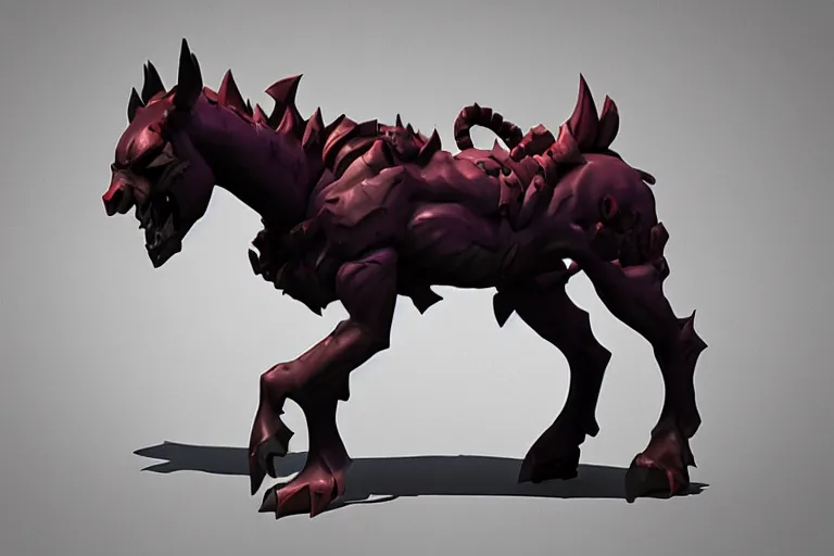 Image similar to 3d sculpt of an evil undead horse, artstaton, League of Legends, overwatch, digital illustration