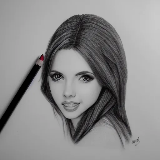 Prompt: amouranth pencil art, ultra detailed