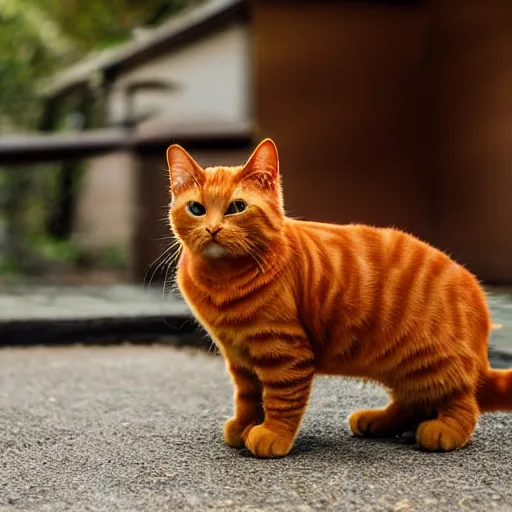 Prompt: award winning photography of a ginger cat