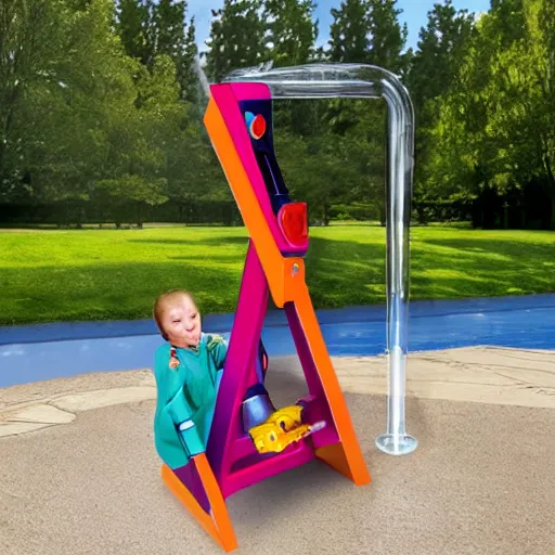 Image similar to water pistol guillotine