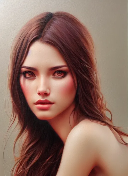 Image similar to photo of a gorgeous young woman in the style of stefan kostic, realistic, sharp focus, 8 k high definition, insanely detailed, intricate, elegant, art by stanley lau and artgerm