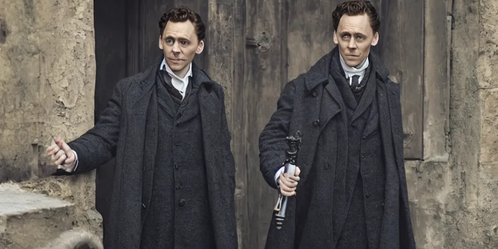 Image similar to Tom Hiddleston as Sherlock Holmes