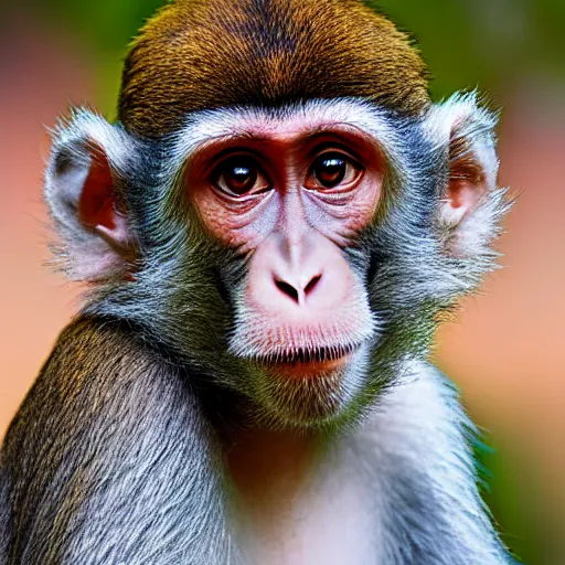 Image similar to monkey portrait