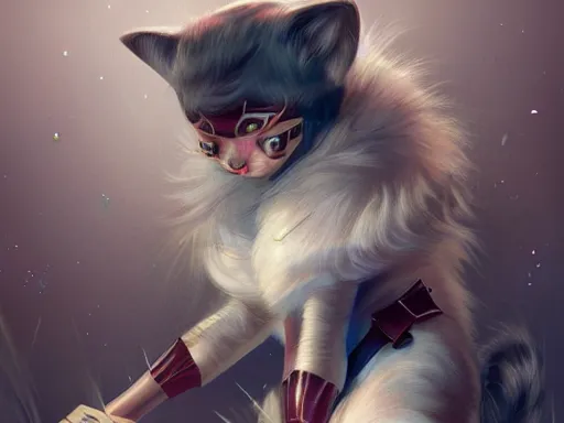 Image similar to cat girls are real, 8k, 4k, trending on artstation, by Paolo Eleuteri Serpieri