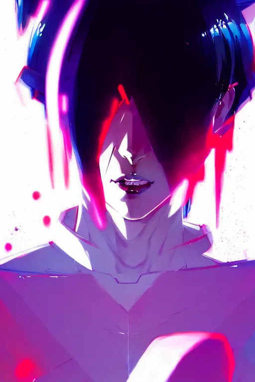 Image similar to a ultradetailed beautiful panting of kusanagi from ghost in the shell, by conrad roset, greg rutkowski and makoto shinkai, trending on artstation