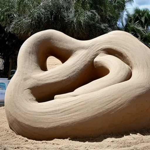 Prompt: distorted by emma rios, by mike mignola sand sculpture. a photograph of the human intestine in all its glory. each section of the intestine is labelled, & various items & creatures can be seen inside, such as bacteria, food particles, & even a little mouse.