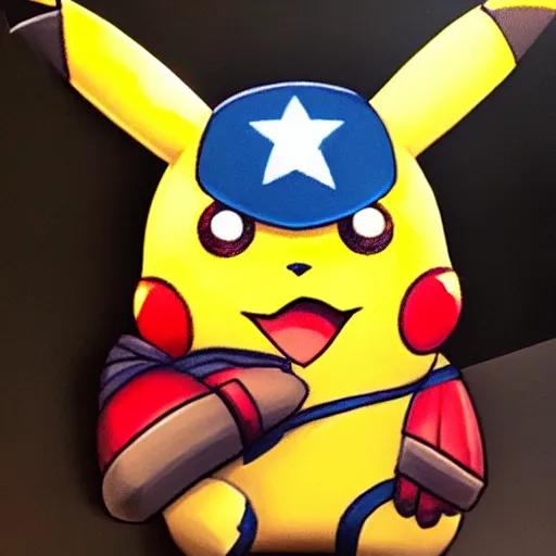 Image similar to pikachu MCU Star-Lord