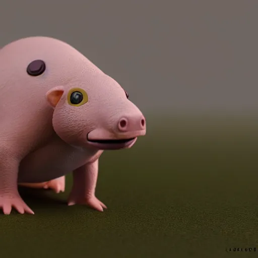 Image similar to photography of a realistic slowpoke animal, ultra detailed, 8 k, cinematic lighting, natural background, trending on artstation, pokemon