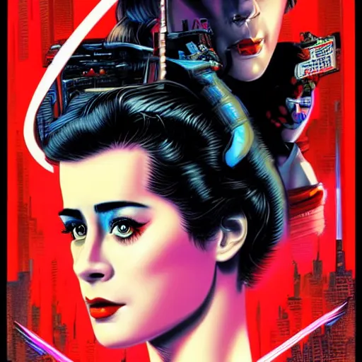 Image similar to sean young blade runner 1982 by Tristan Eaton Stanley Artgerm