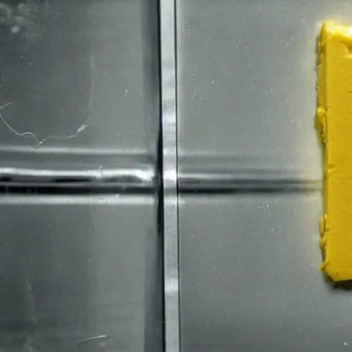 Prompt: SCP Foundation photograph of a butter knife in its containment cell chamber.