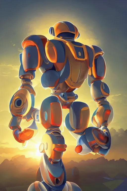 Image similar to metabots medabots medarotto medarot robot minimalist comics, behance hd by jesper ejsing, by rhads, makoto shinkai and lois van baarle, ilya kuvshinov, rossdraws global illumination ray tracing hdr radiating a glowing aura