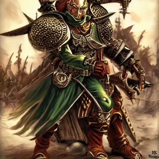 Image similar to Warhammer Fantasy,High Elf,artwork