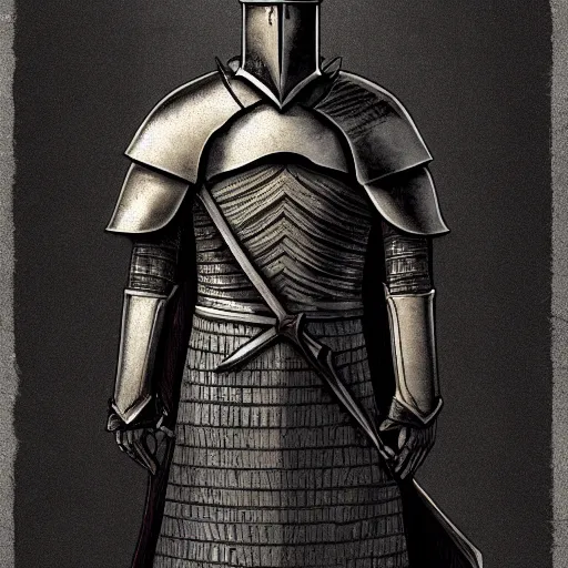 Image similar to the knight king from game of thrones, art station