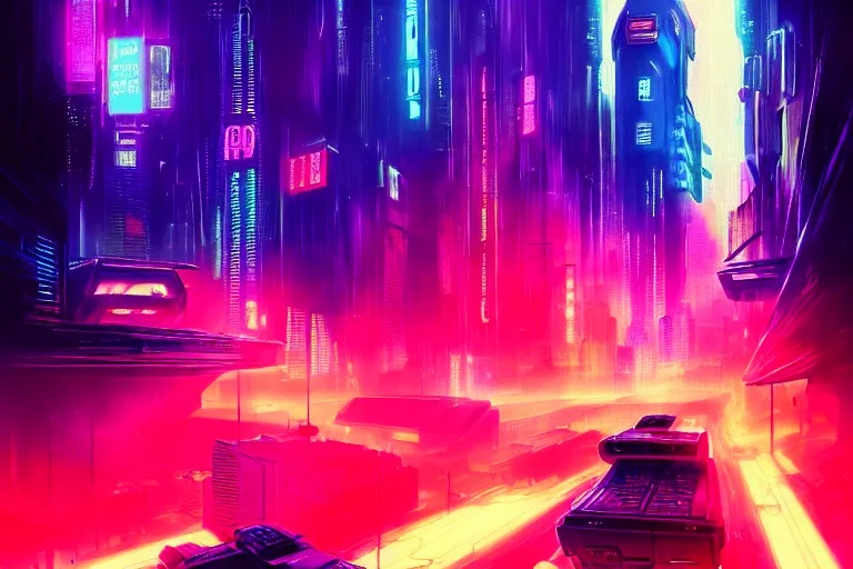 Prompt: bladerunner 2 0 4 9 hologram city by liam wong and ridley scott and moebius and john carpenter, scifi cyberpunk, trending on artstation