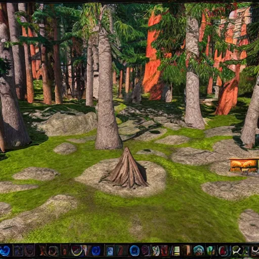 Prompt: everquest 2 nektulos forest, artstation, raytracing, unreal engine