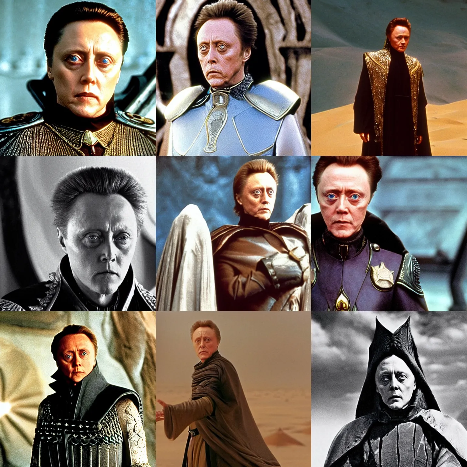 Prompt: Christopher Walken as Emperor Shaddam IV in Dune