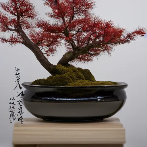 Prompt: a photo of 8k japanese Ikebana, sougetsu, wide angle, full body, sony a7r3, ultra detail, photorealistic, in simple background