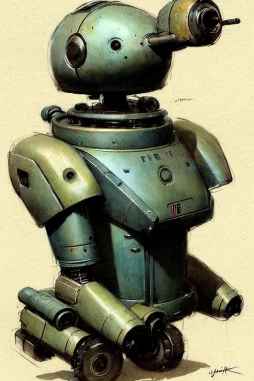 Image similar to ( ( ( ( ( 1 9 5 0 s retro future android robot armytank. muted colors., ) ) ) ) ) by jean - baptiste monge,!!!!!!!!!!!!!!!!!!!!!!!!!