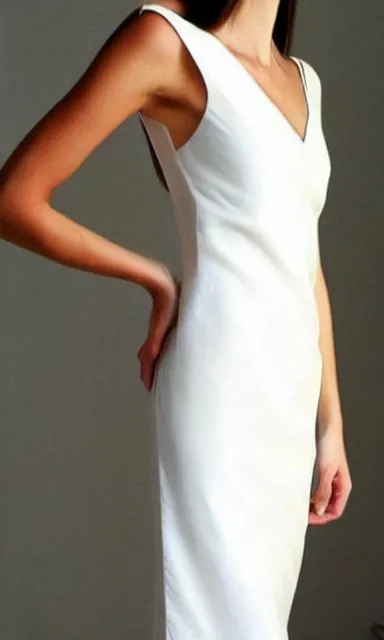 Image similar to a beautiful white summer dress, concept image, product image, trending on pintrest