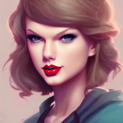 Prompt: a portrait of taylor swift, art by lois van baarle and loish and ross tran and rossdraws and sam yang and samdoesarts and artgerm and saruei and disney, digital art, highly detailed, intricate, sharp focus, trending on artstation hq, deviantart, unreal engine 5, 4 k uhd image