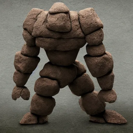 Image similar to rock golem