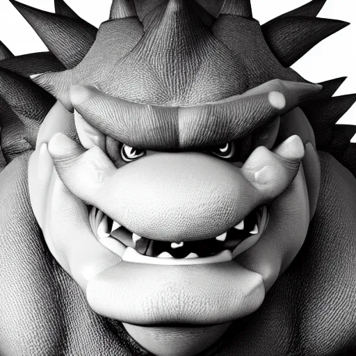 Prompt: photorealistic bowser, 4 k, 3 5 mm,