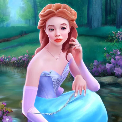 Image similar to a portrait of a princess in a disney movie, backwater bayou, oil painting, pale colors, high detail, 8 k, wide angle, trending on artstation,