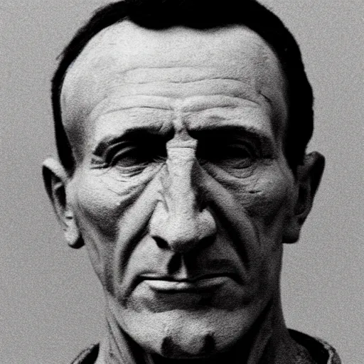 Image similar to closeup julius caesar mugshot