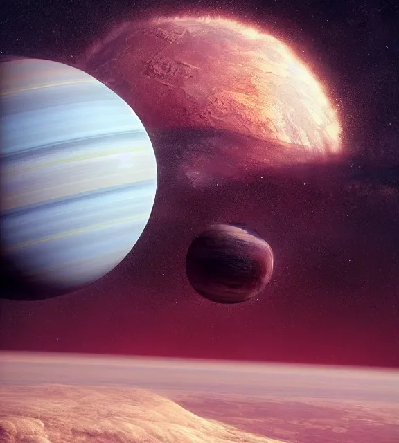 Prompt: hyperrealistic photo of planets 3 d, by stanley kubrick and tooth wu and wlop and beeple, realistic, hyperdetailed, 8 k resolution.