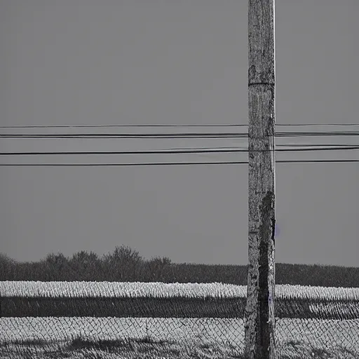 Image similar to color photograph of utility pole, telephone pole