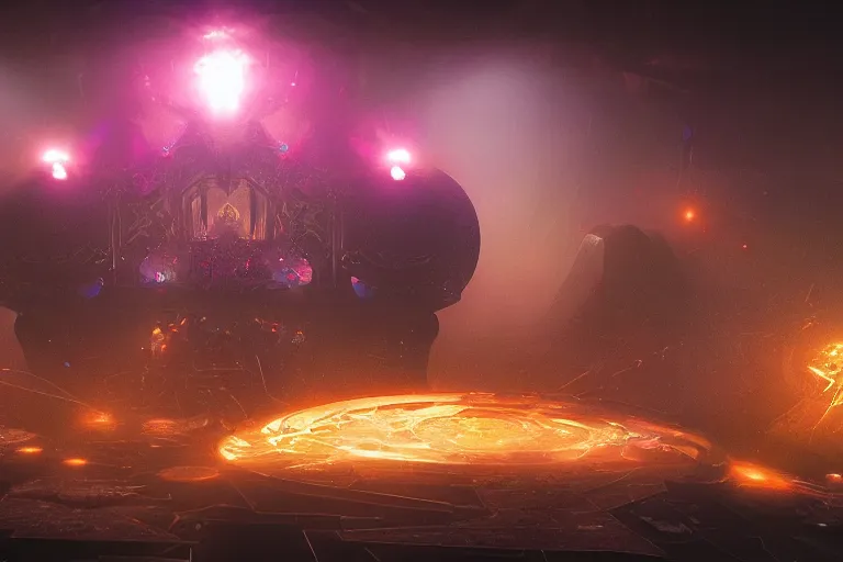 Image similar to a flyer design for a psytrance club with no text, powerful, cinematic, beautifully lit, by craig mullins, by galan pang, 3 d, trending on artstation, octane render, 8 k