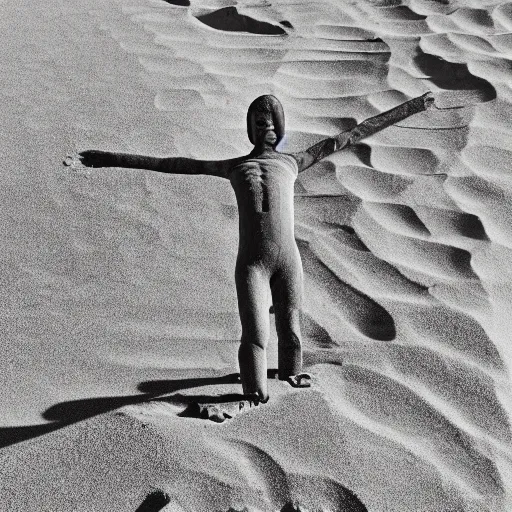 Prompt: sand man