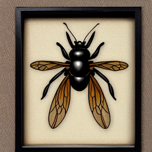 Image similar to scientific framed 🐝, entomology specimen, hd,