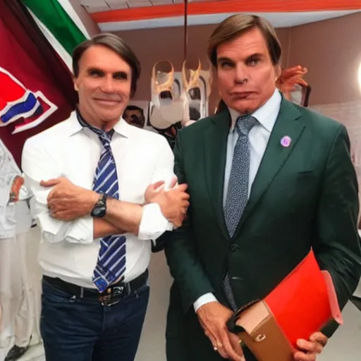 Image similar to gay Jair Bolsonaro