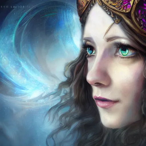 Prompt: portrait of lindsey stirling as a beautiful goddess, epic fantasy art, detailed face, goddess, mystical, mystic atmosphere, trending on artstation, deviantart, digital art, high detail, high definiton, ultra realistic, high quality, hyper realistic, 4 k uhd