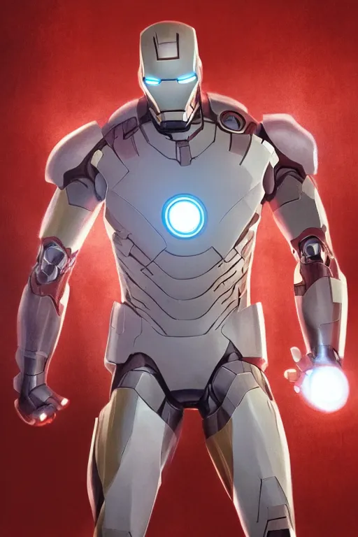 Prompt: Full body camera shot of marvel comics character, white superior iron man, full of details, digital illustration, concept art, smooth, by Ina Wong and wlop ，trending on cgsociety and artstation，8kHDR，light effect