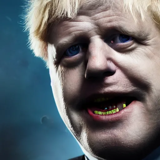 Image similar to boris johnson as marvel super villain, photorealistic, villain, 8 k