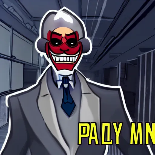 Prompt: Dallas from Payday 2 in Undertale