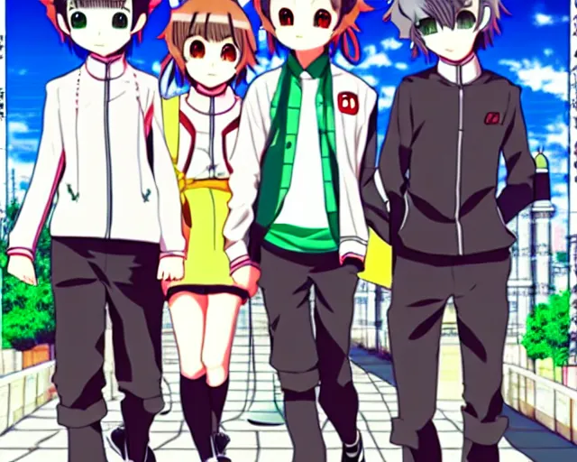 Image similar to chihiro! fujisaki, felix! argyle, chihiro! meets felix, chihiro and felix are walking through instanbul, anime art