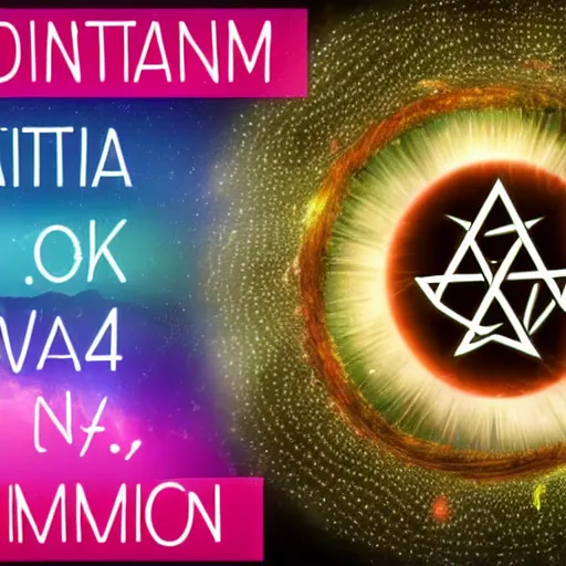 Image similar to mealstrom to other dimensions, quantum computing, satanic, 4 k