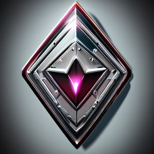 Image similar to chrome hyrule shield, glossy, metallic, neon, symmetrical, tribal patterns, realistic, unreal engine, octane redshift, artstation, behance