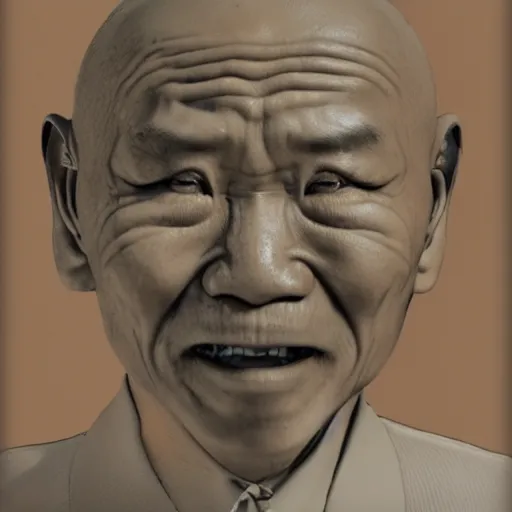 Prompt: extremely old asian man, extreme detail photorealistic - n 9