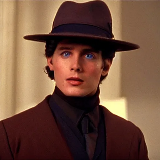 Prompt: Paul Atreides wearing a fedora,