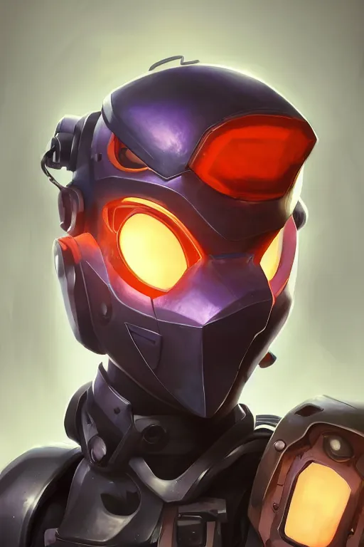 Image similar to epic mask helmet robot ninja portrait stylized as fornite style game design fanart by concept artist gervasio canda, behance hd by jesper ejsing, by rhads, makoto shinkai and lois van baarle, ilya kuvshinov, rossdraws global illumination radiating a glowing aura global illumination ray tracing hdr render in unreal engine 5