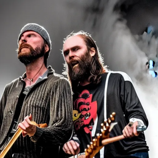 Prompt: jovanotti burning churches with burzum