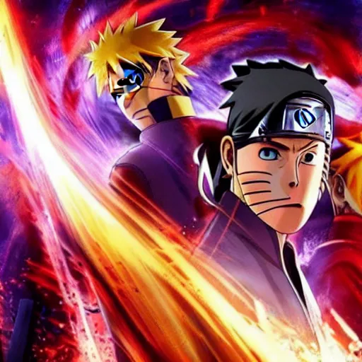 Prompt: Naruto in Avengers Endgame, 4k HDR